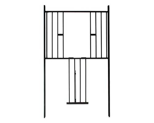 Painted Horse Stall Door w/ Swing Down Section